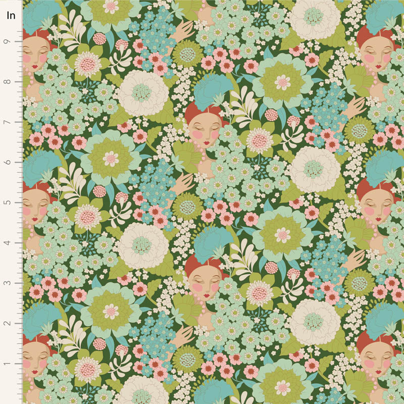 Tilda Wallflower -Wallflower Green