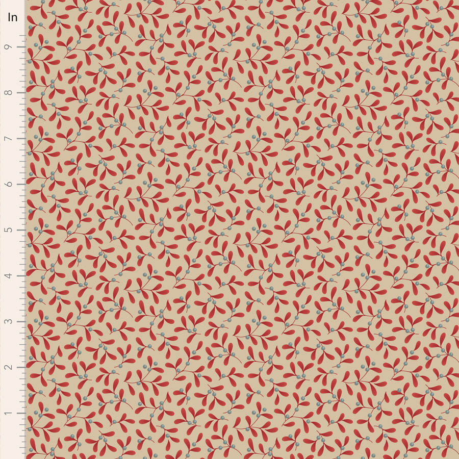 Tilda Merry Little Christmas -Mistletoe Red - Main