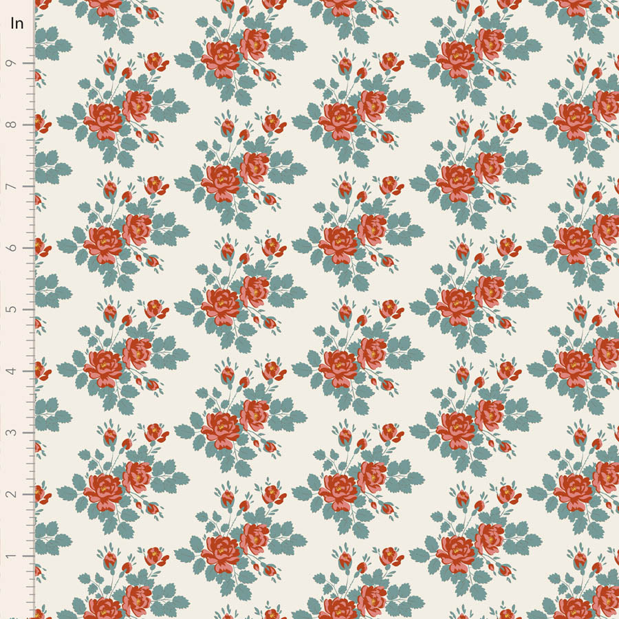 Tilda Village Life - Main Collection - Myrtle teal