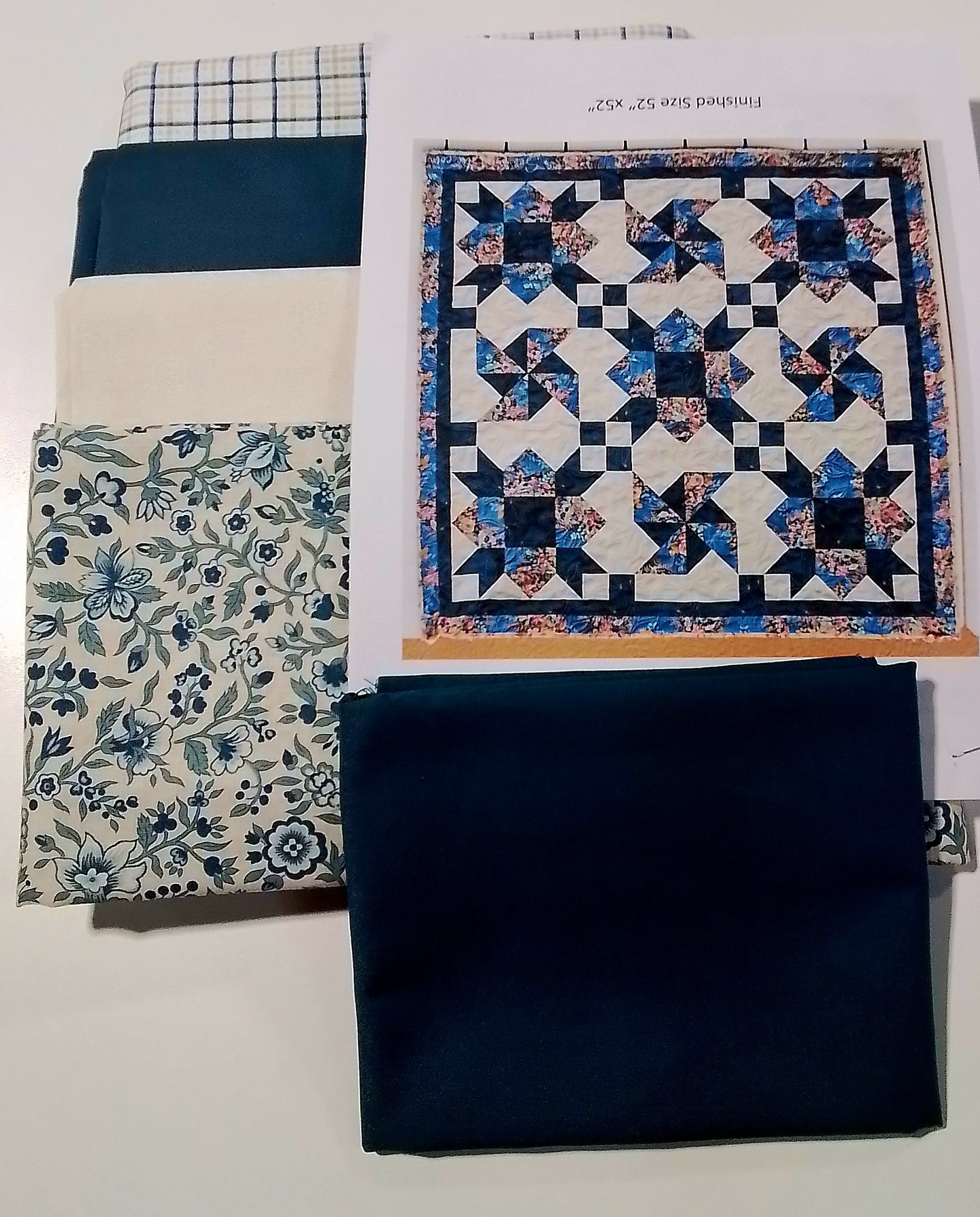 3 Yard Quilt Kit - Sacre Bleu