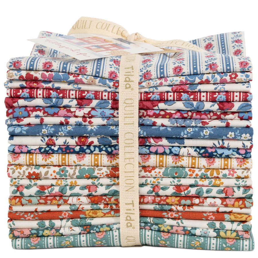 Tilda Village Life - 20pc Fat Quarter Bundle - Main Collection