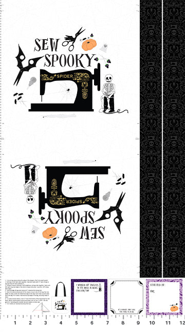 Sew Spooky Tote Bag - Panel