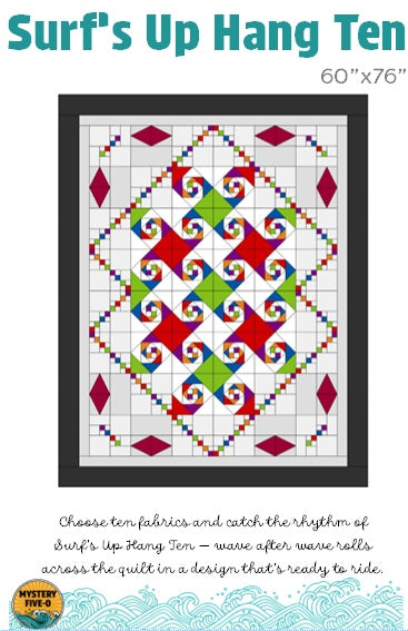 Surf's Up - Hang 10 - Digital Pattern
