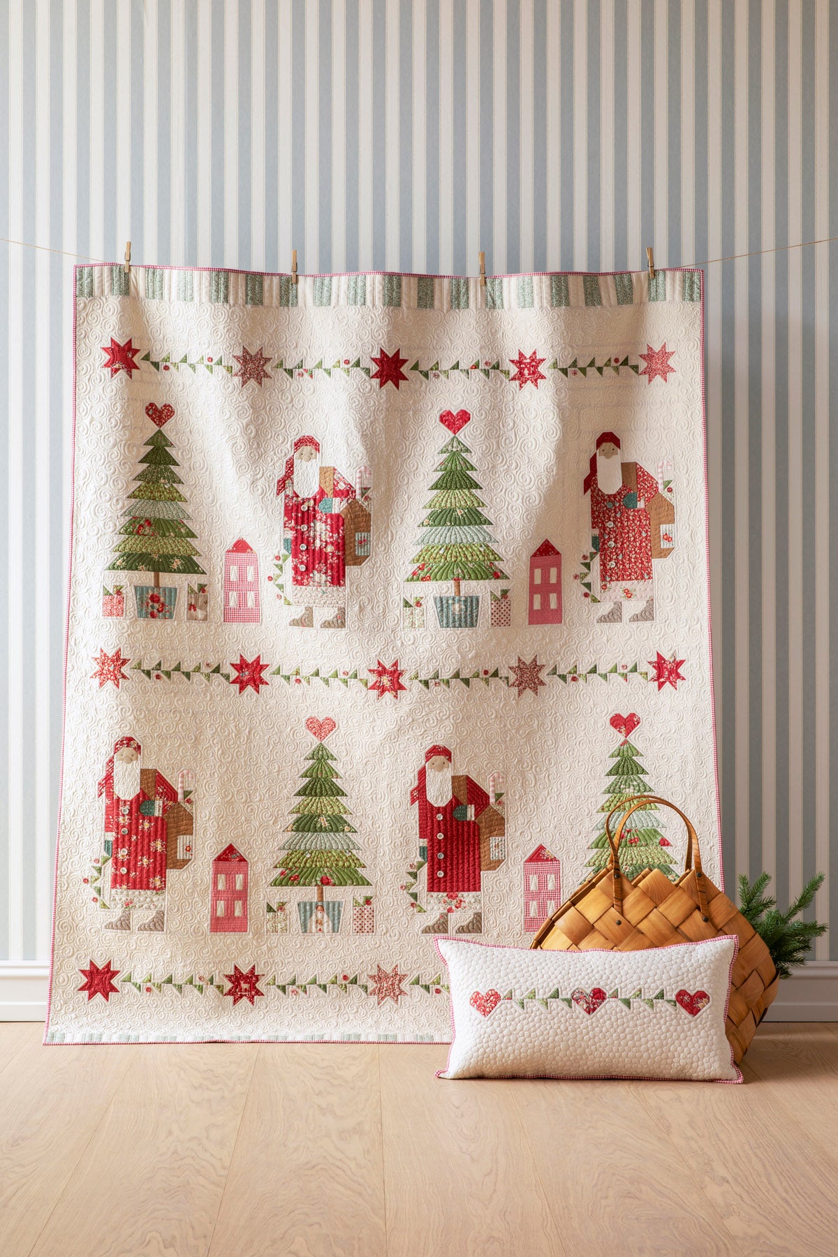 Tilda Merry Little Christmas - Dear Santa Quilt Kit Putty