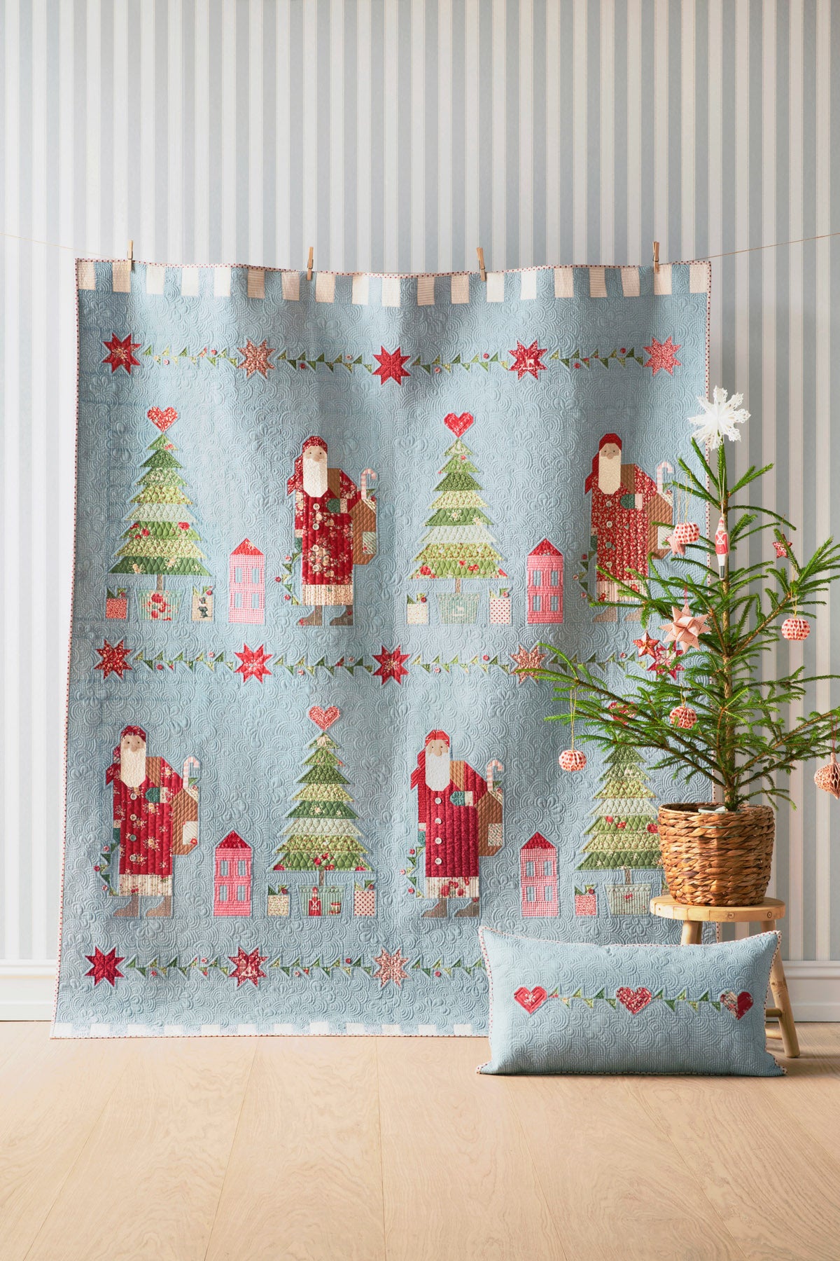 Tilda Dear Santa Quilt Kit - Petrol