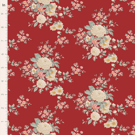 Tilda Merry Little Christmas -Carol Burgundy - Main