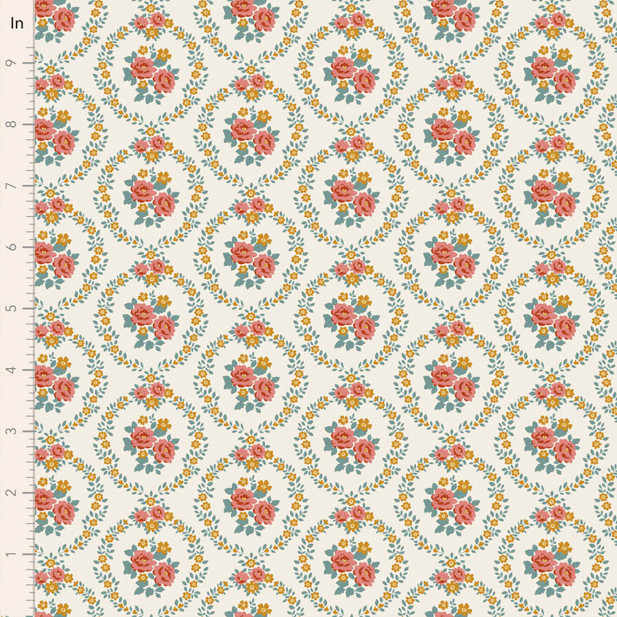 Tilda Village Life -  Main Collection - Marble Warm Cream