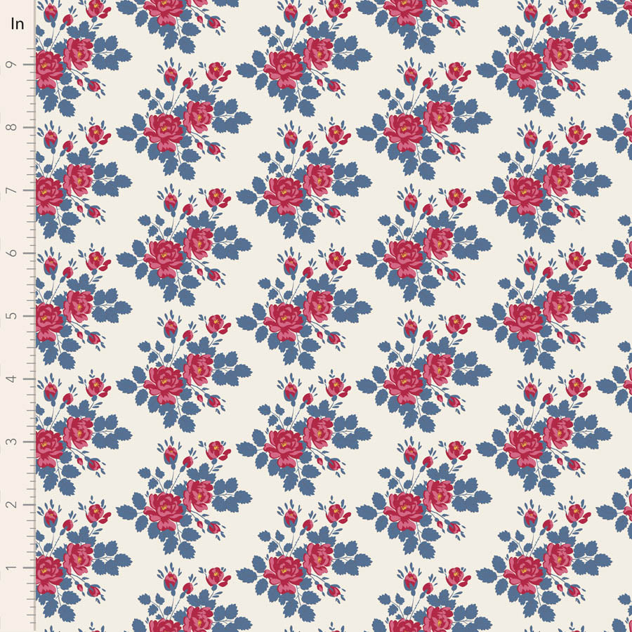Tilda Village Life -  Main Collection - Myrtle Blue