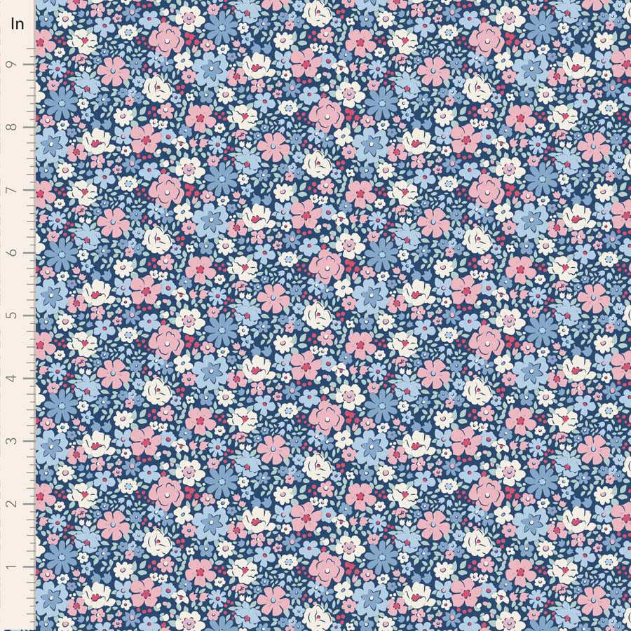 Tilda Village Life -  Main Collection - Esther Blue