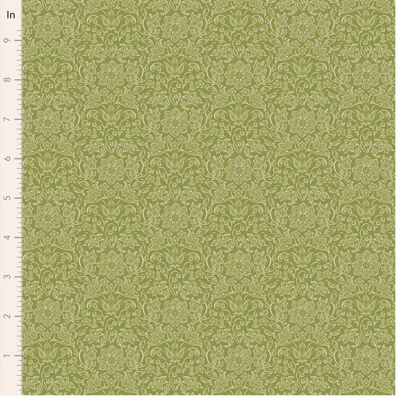 Tilda Songbird Blender - 3 Fat Quarter Bundle - Green