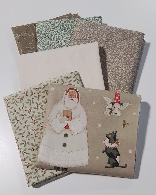Mystery 5-0 Mini Mystery FQ Bundle -Christmas Wish Star