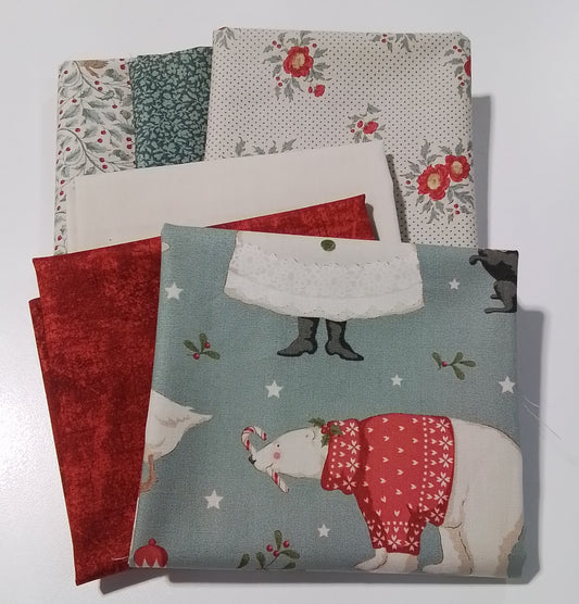 Mystery 5-0 Mini Mystery FQ Bundle - Winter Friends