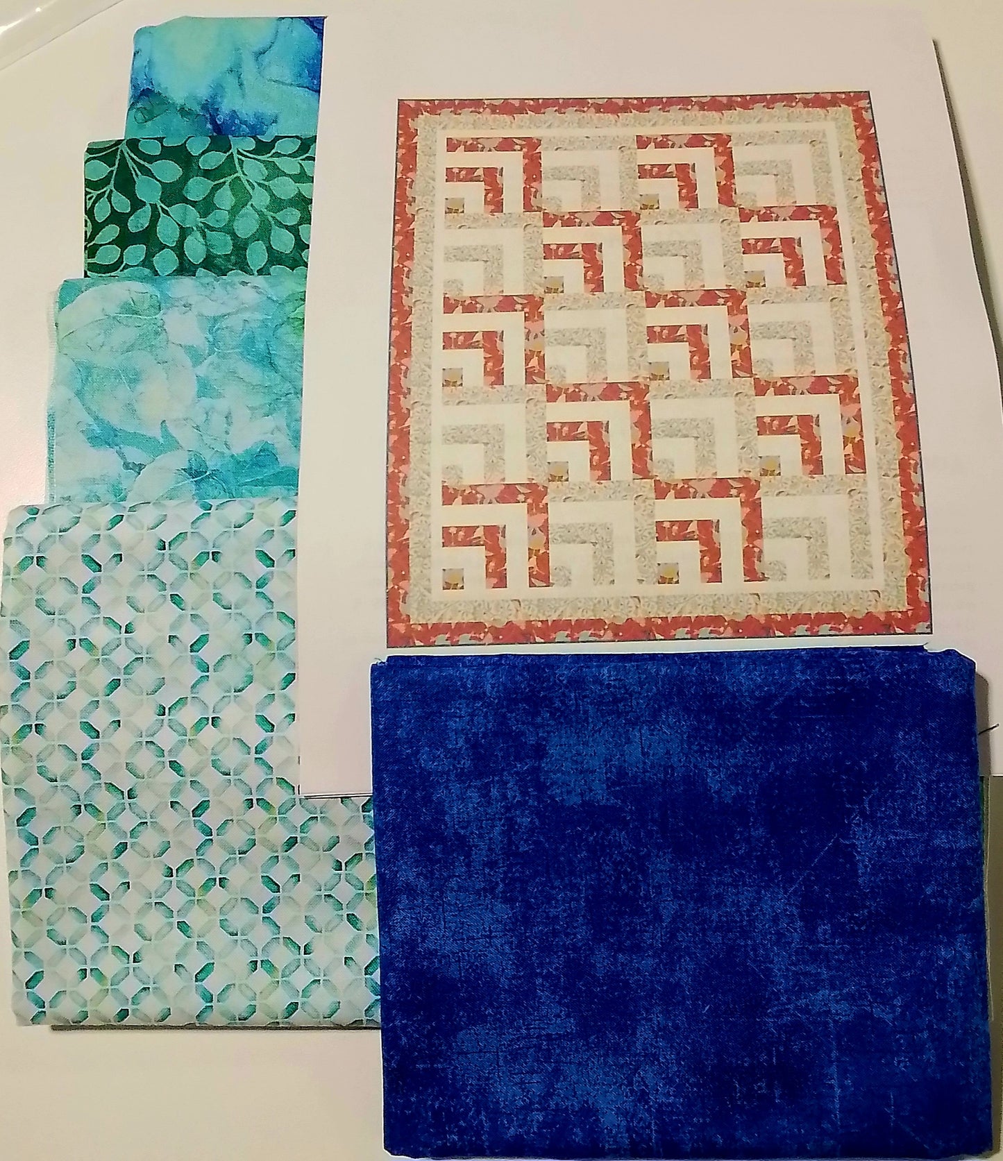 3 Yard Quilt Kit - Waterfall