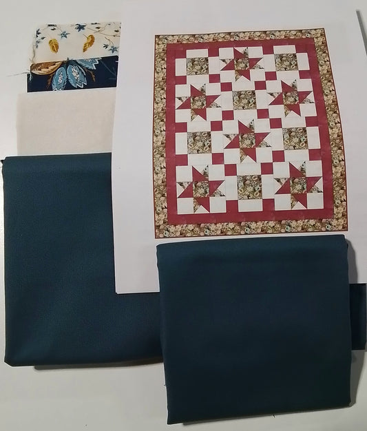 3 Yard Quilt Kit - Midnight Ariel