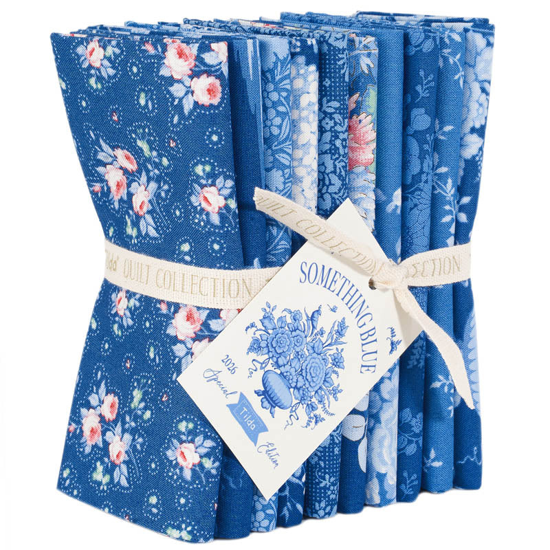 Something Blue -  10 pc Fat Quarter Bundle - Dark