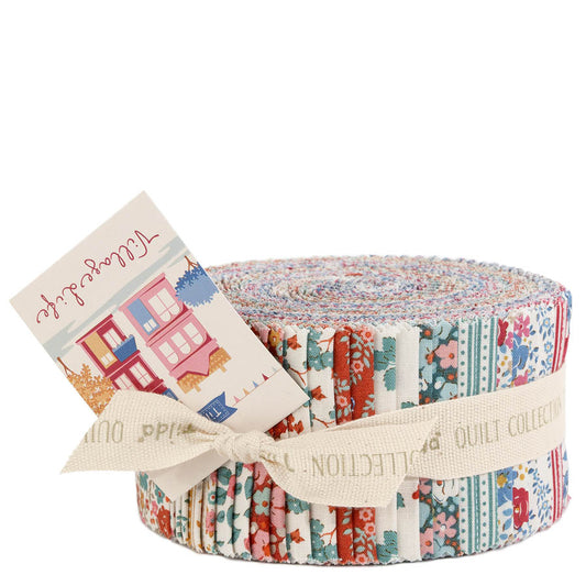 Tilda Village Life -  2 1/2" Fabric Roll
