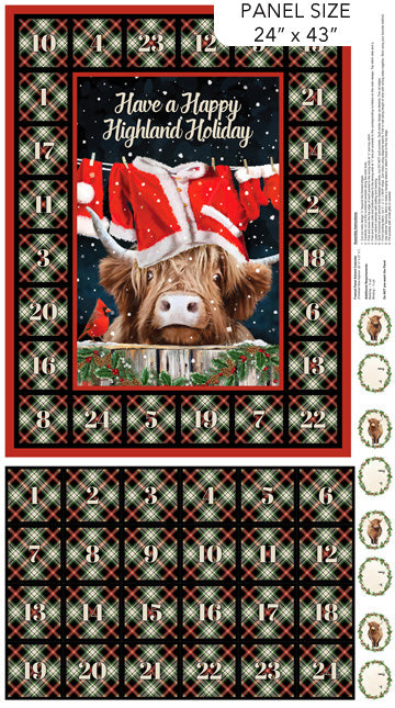 Highland Heart - Advent panel