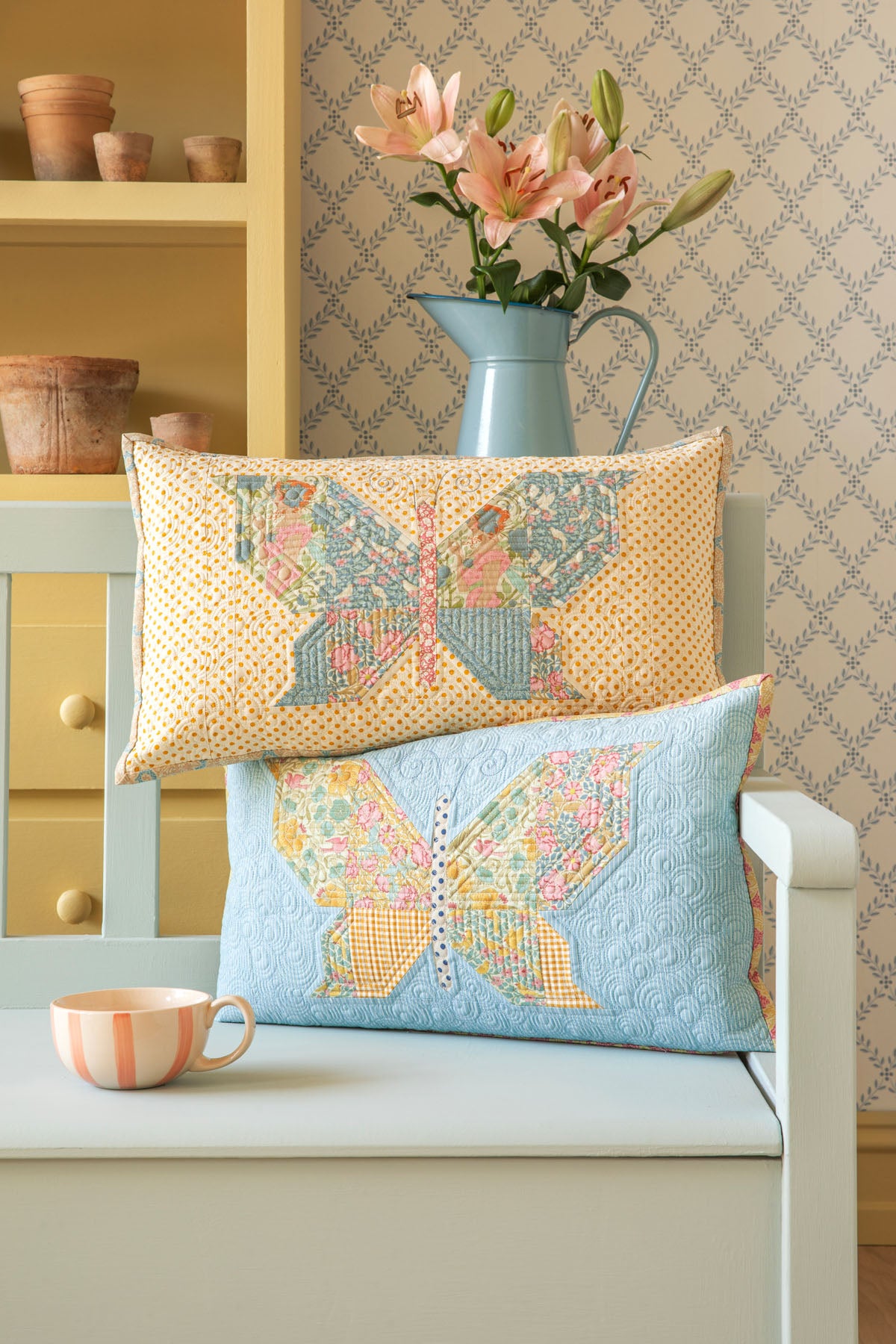 Tilda's Mosaic Butterfly Pillow Pattern - FREE