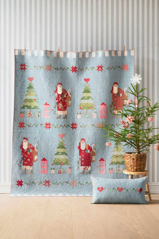 Tilda Dear Santa Quilt Kit - Petrol